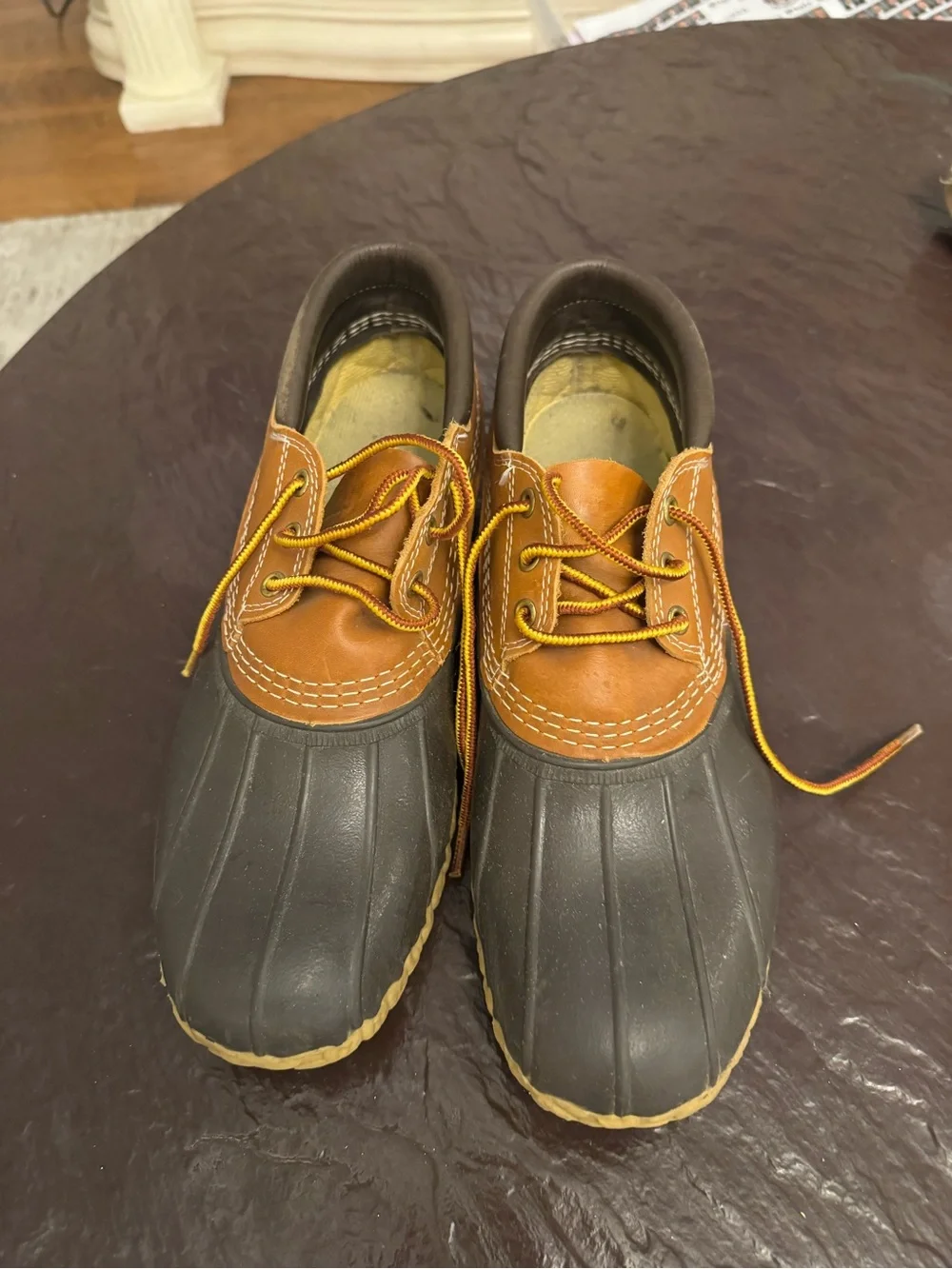 L.L. Bean Brown and Black Duck Shoes
